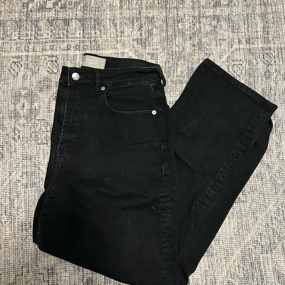 Everlane Curvy Way High Jean, Black